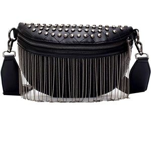 Vegan Leather Rock/Punk Fanny Pack